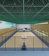 武汉市智工职业技术学校室内篮球场